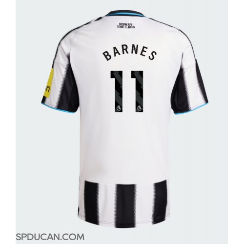 Muški Nogometni Dres Newcastle United Harvey Barnes #11 Domaci 2025-26 Kratak Rukav Muški Nogometni Dres Newcastle United Harvey Barnes #11 Domaci 2025-26 Kratak Rukav